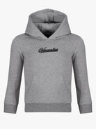 Boy's Script Luxe Hoodie - Grey - Vincentius