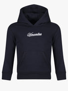 Boy's Script Luxe Hoodie - Navy - Vincentius