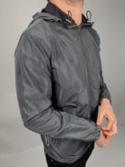 Graphite-Black Reverse Tech Jacket - Vincentius