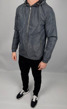 Graphite-Black Reverse Tech Jacket - Vincentius