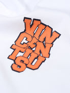 Luxe College T-Shirt - White & Orange - Vincentius