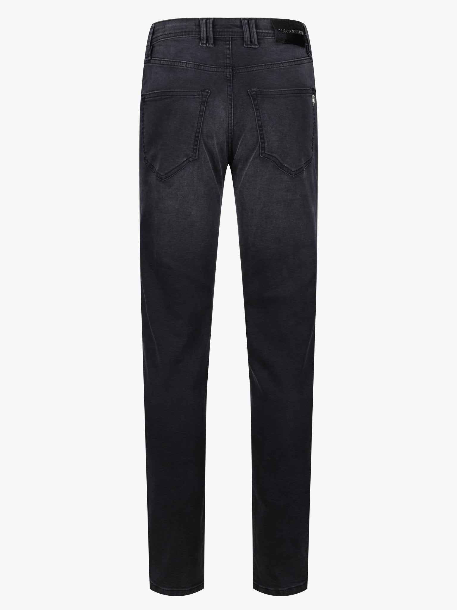 Luxury Edition Tailored Fit Jeans - Dark Grey/Black Patch - Vincentius