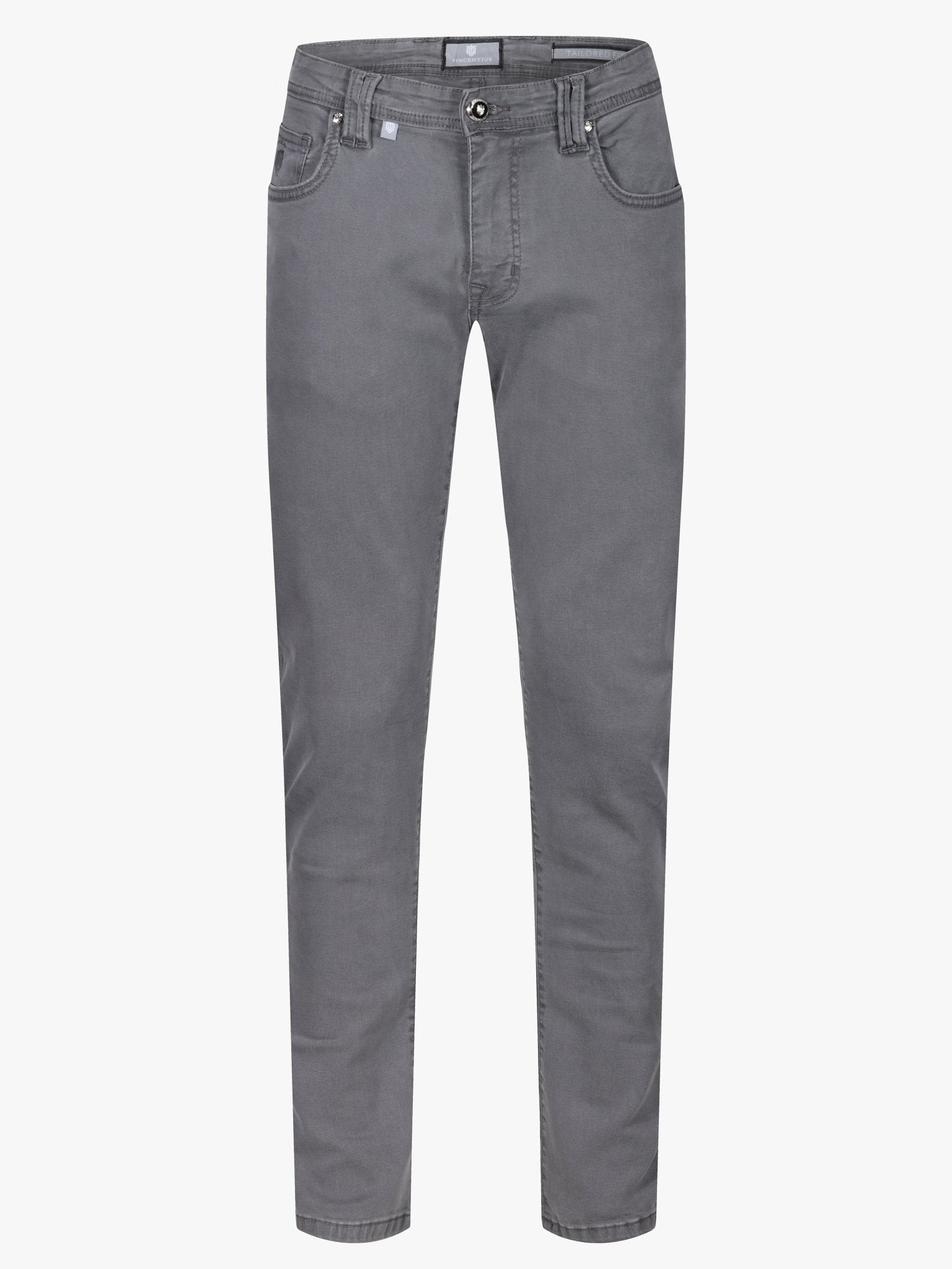 Luxury Edition Tailored Fit Jeans - Light Grey/Grey Patch - Vincentius