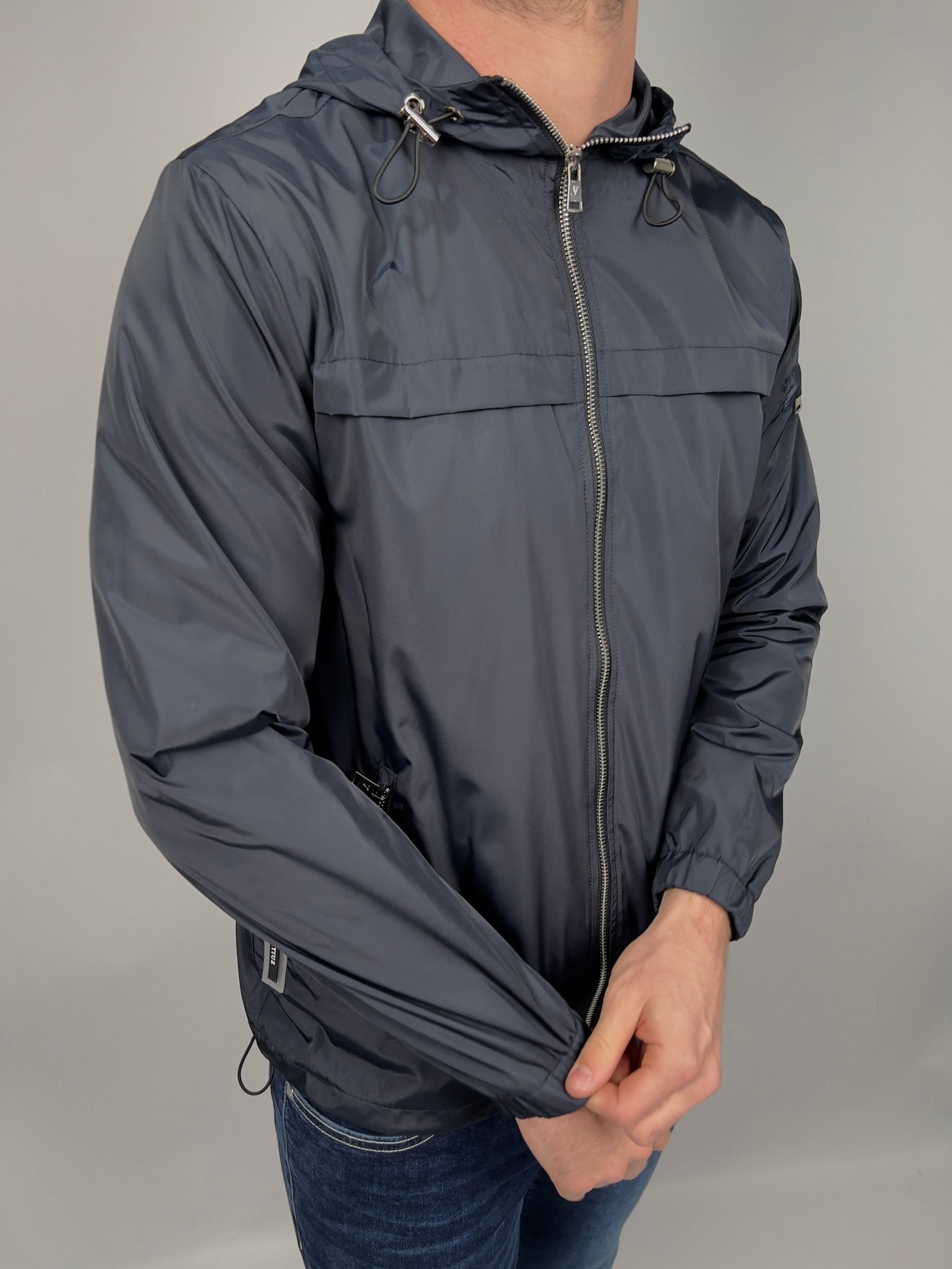 Midnight Navy Tech Jacket - Vincentius